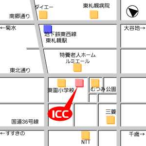 ICC周辺地図
